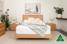 Yakka Timber Headboard Floating Bed Frame (Solid Tasmanian Oak) - Made in Australia