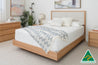 Yakka Oak and Fabric Bedroom Suite (Solid Tasmanian Oak)- Made in Australia