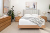 Yakka Fabric Wings Headboard Bedroom Suite Solid Tasmanian Hardwood- Made in Australia