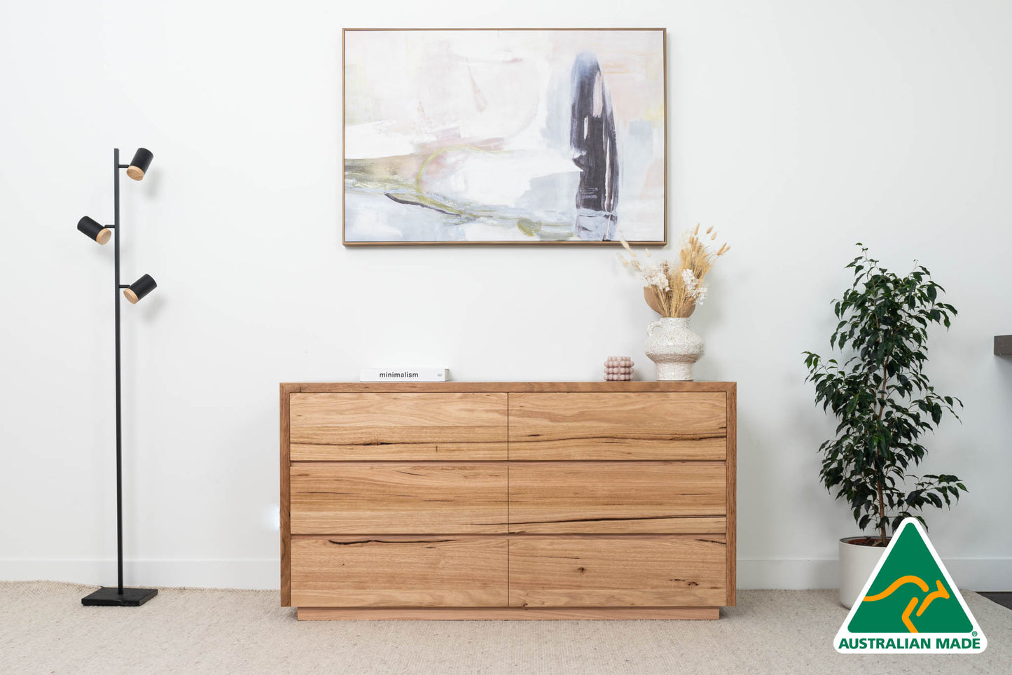 Cape Town 6 Drawer Dresser - Made in Australia