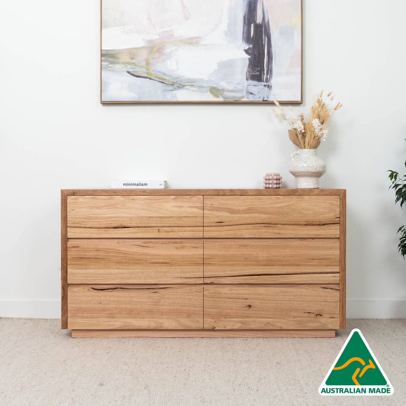 Cape Town 6 Drawer Dresser - Made in Australia