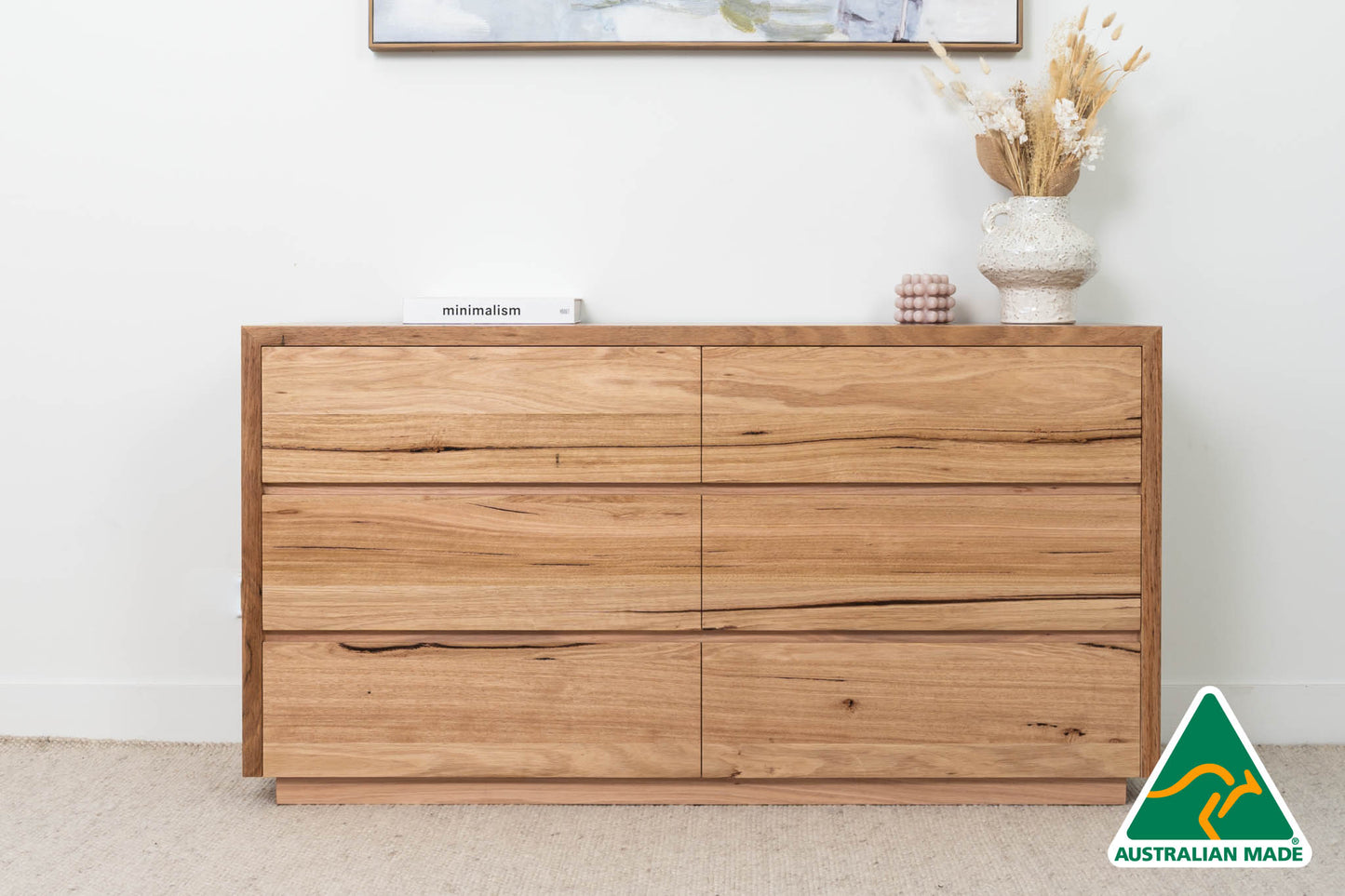 Cape Town 6 Drawer Dresser - Made in Australia