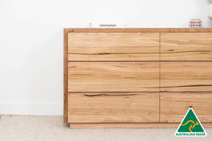 Cape Town 6 Drawer Dresser - Made in Australia