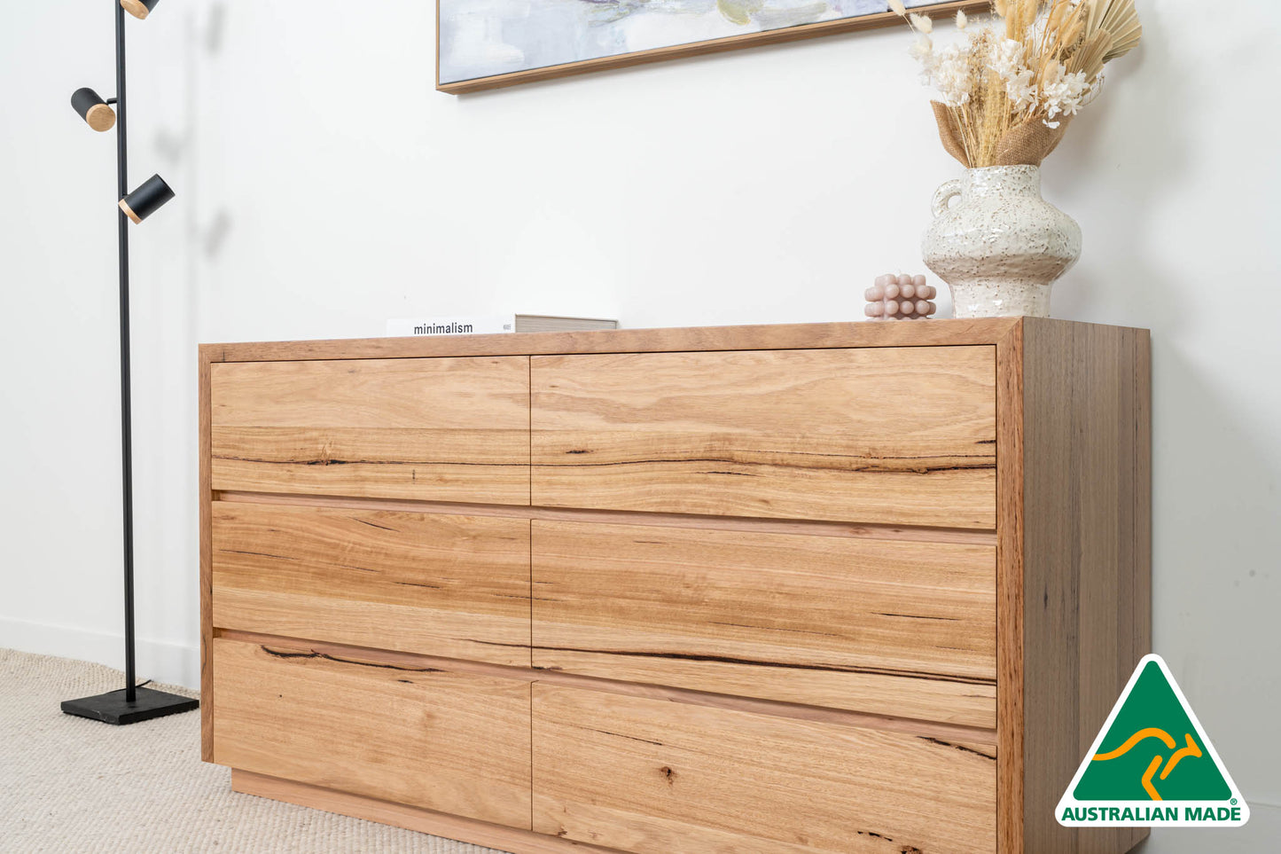 Cape Town 6 Drawer Dresser - Made in Australia