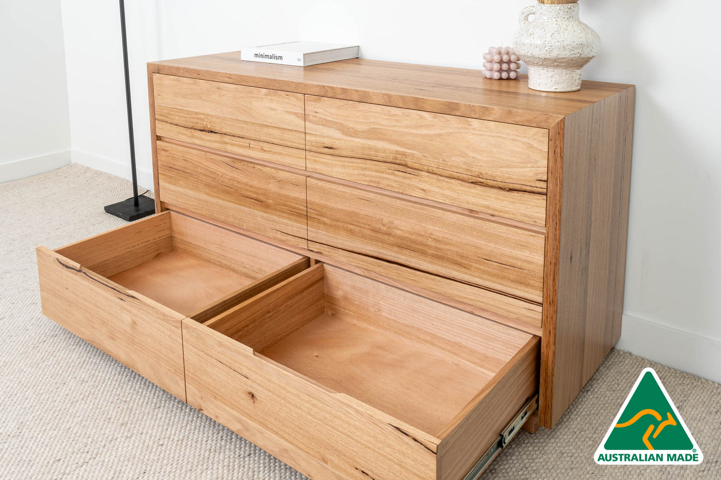 Cape Town 6 Drawer Dresser - Made in Australia