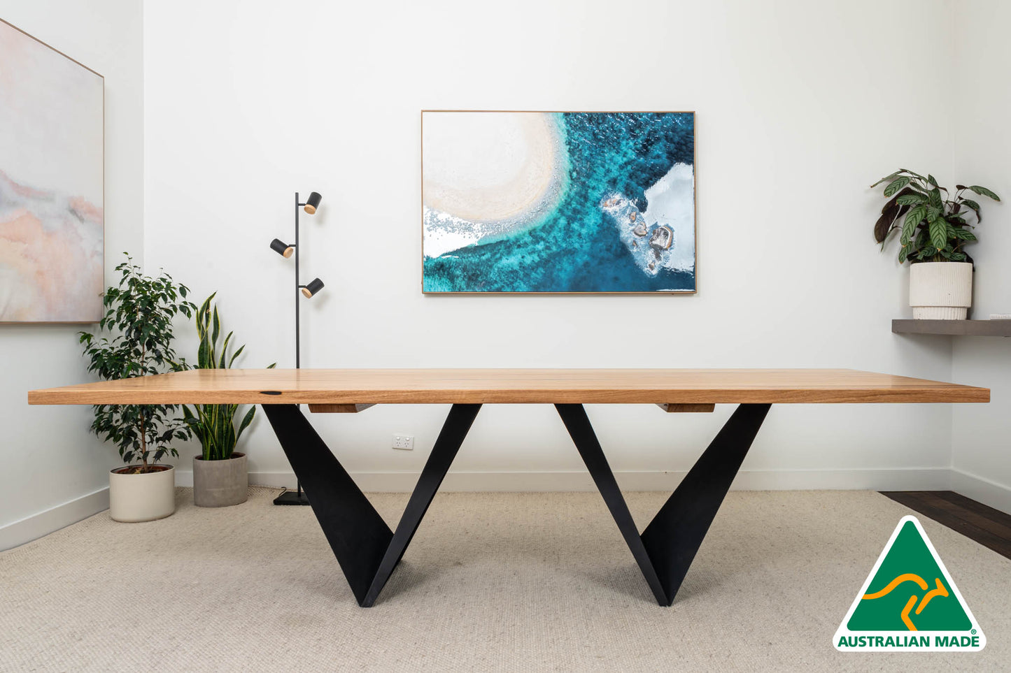 Vivo Solid Australian Hardwood Dining Table - Made In Australia