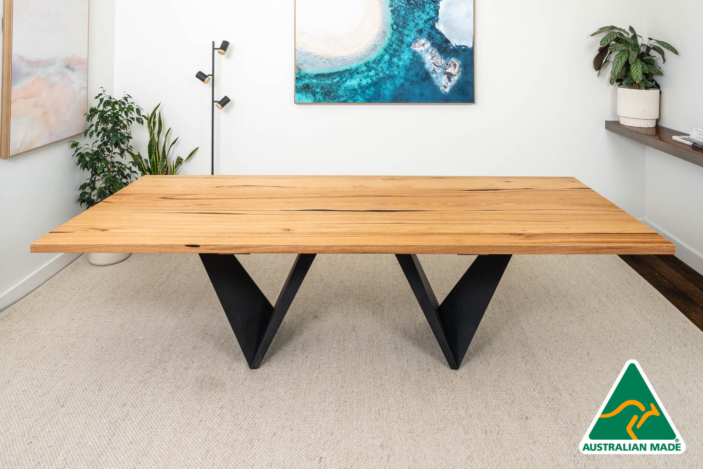 Vivo Solid Australian Hardwood Dining Table - Made In Australia