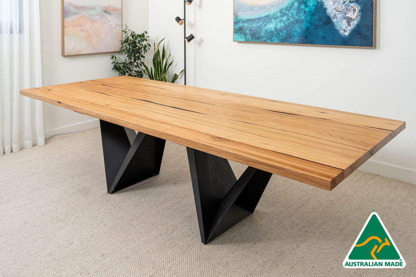 Vivo Solid Australian Hardwood Dining Table - Made In Australia