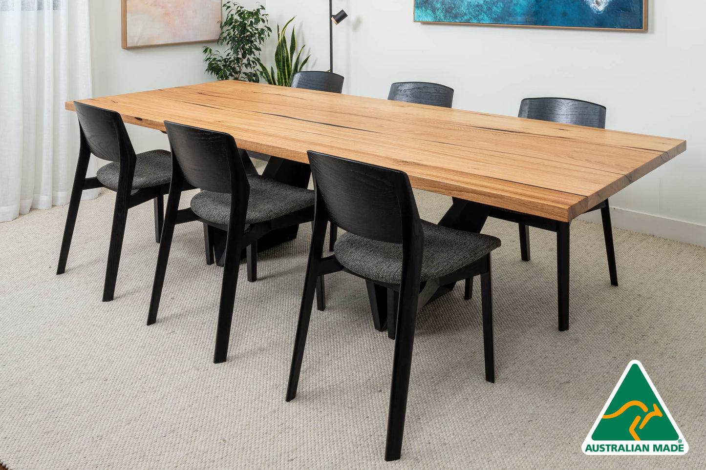 Vivo Solid Australian Hardwood Dining Table - Made In Australia