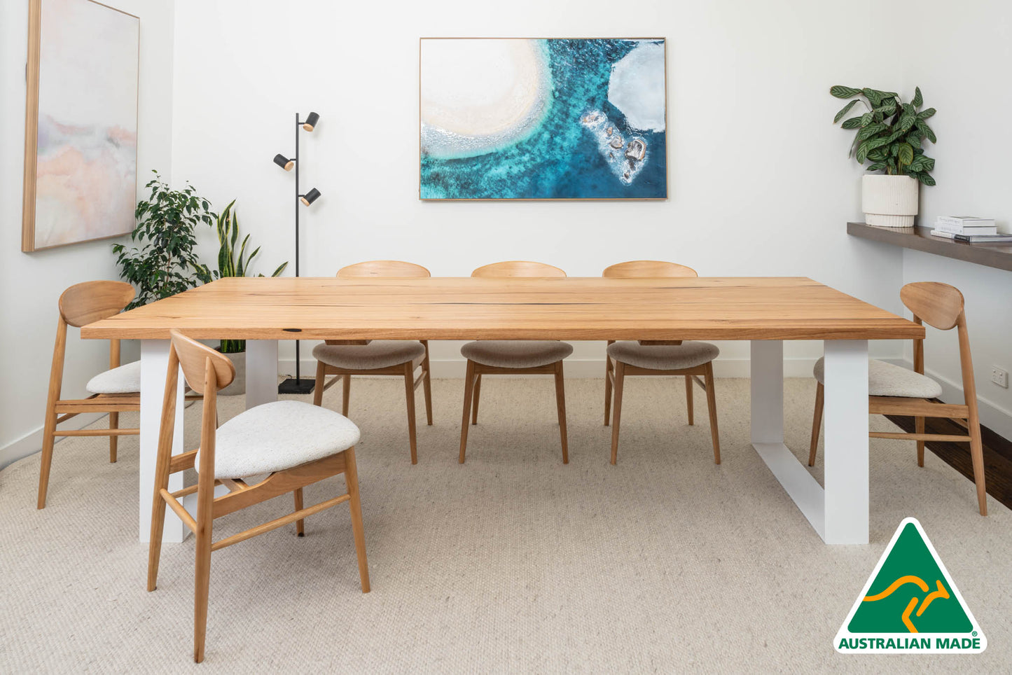 Nala Solid 40mm Dining Table - Made in Melbourne