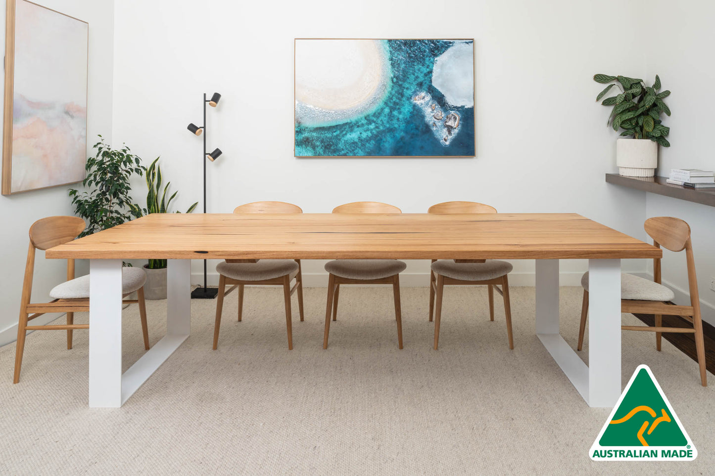 Nala Solid 40mm Dining Table - Made in Melbourne