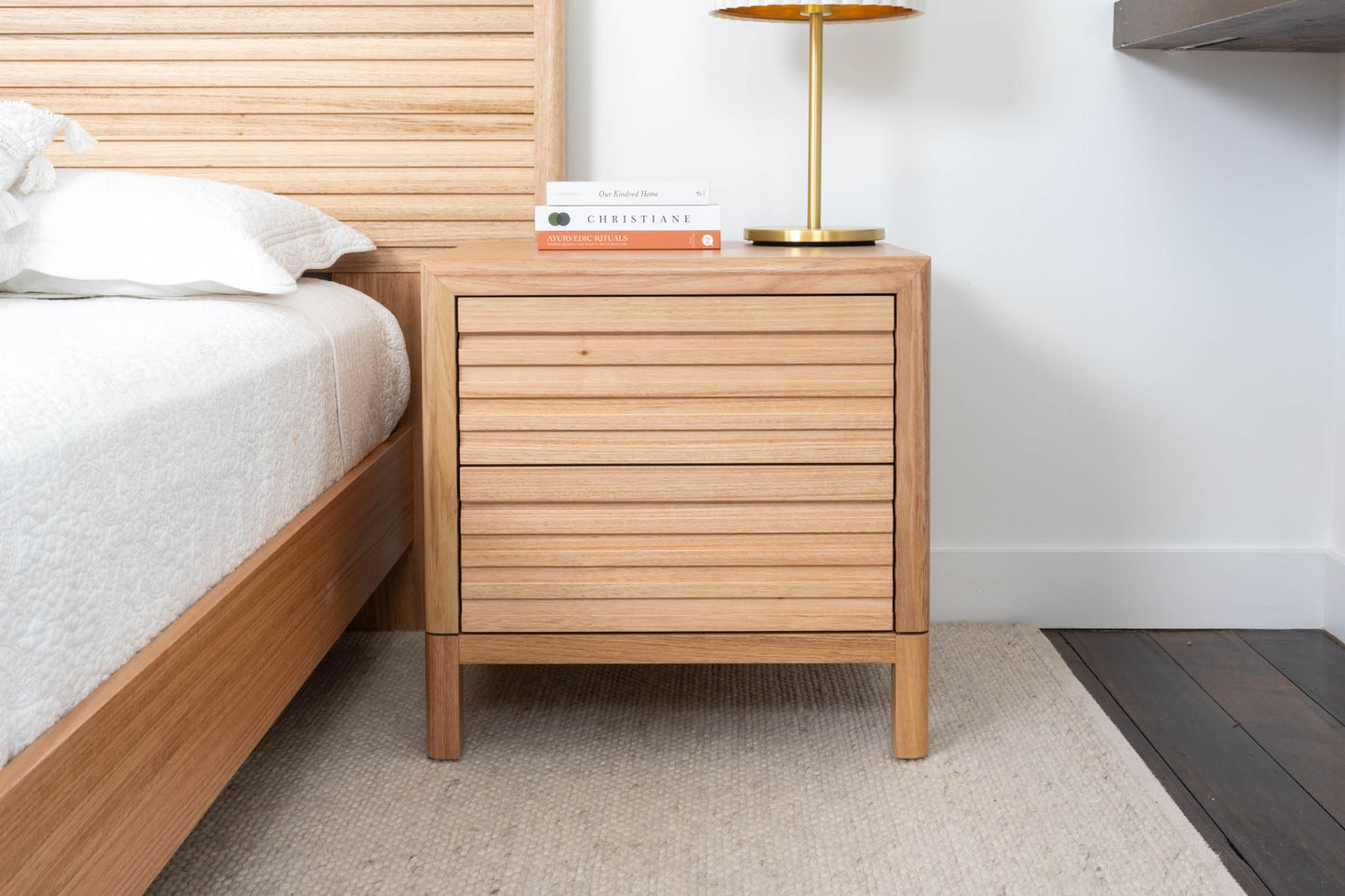 Luna Tasmanian Oak Bedside Table