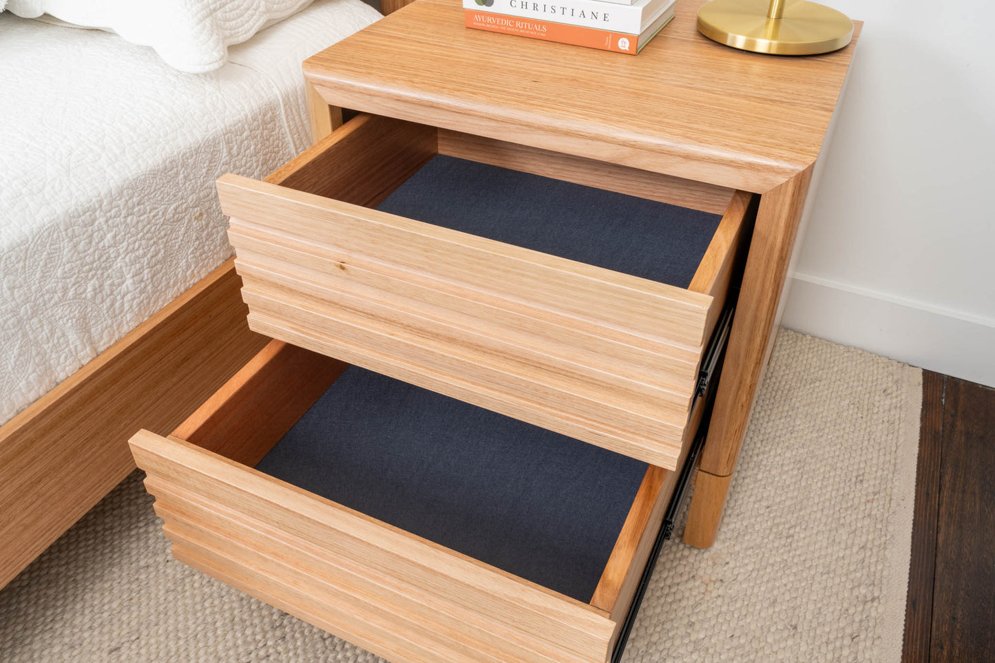 Luna Tasmanian Oak Bedside Table