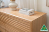 Luna Tasmanian Oak 6 Draw Dresser - Made in Australia