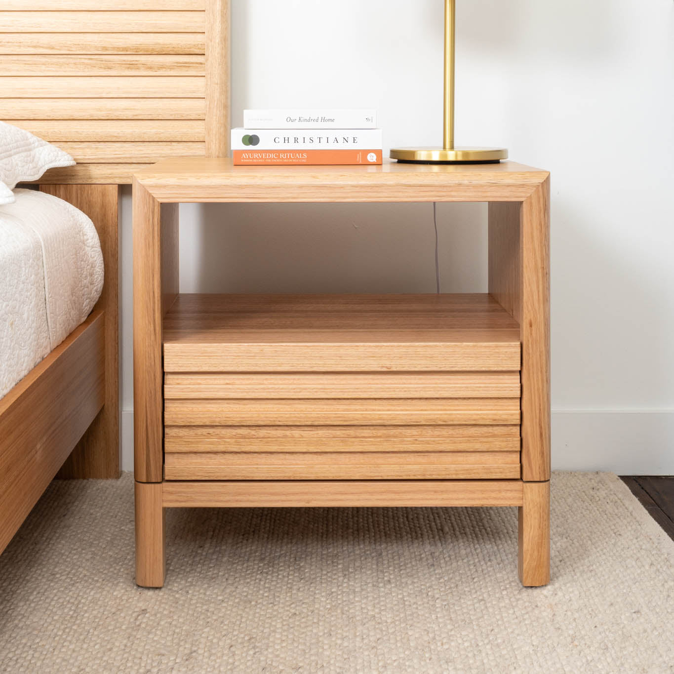 Luna Tasmanian Oak Bedside Table