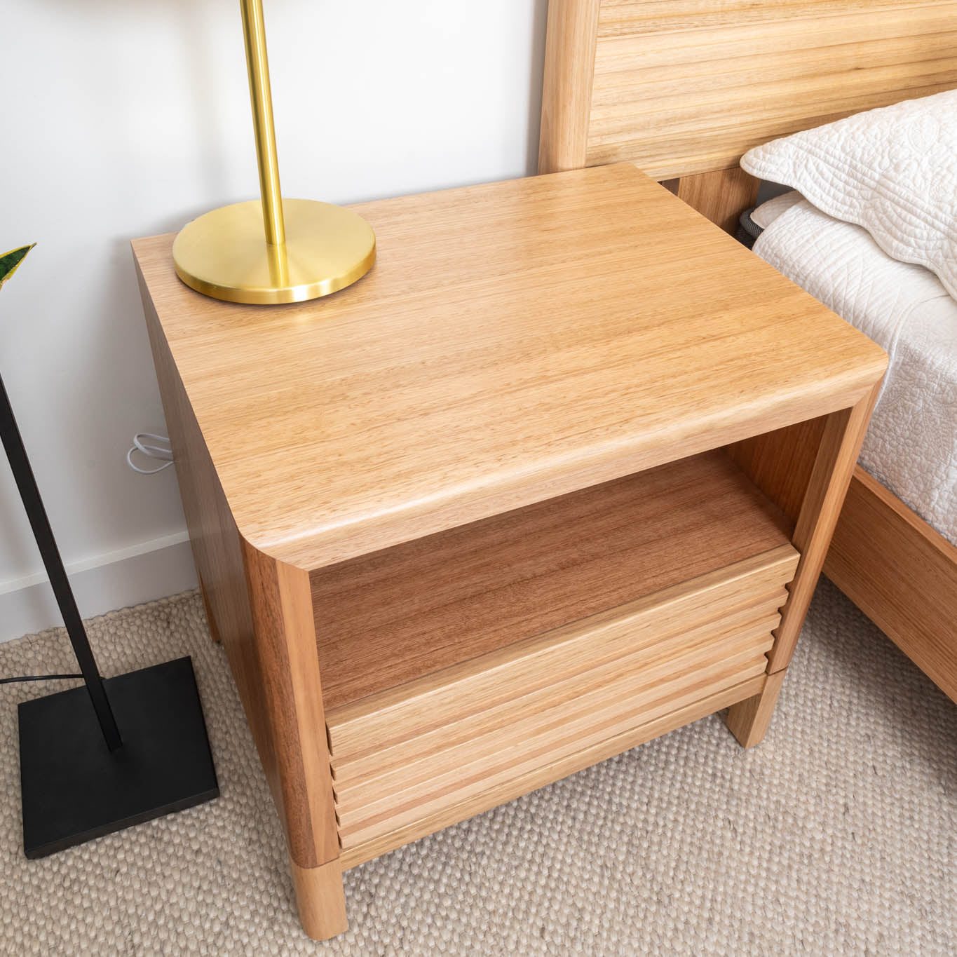 Luna Tasmanian Oak Bedside Table