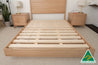 Yakka Luna Headboard Floating Bed Frame (Solid Tasmanian Oak) - Made in Australia