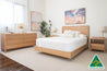 Yakka Luna Headboard Floating Bed Frame (Solid Tasmanian Oak) - Made in Australia