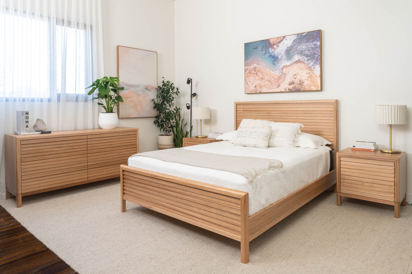 Luna Bedroom Suite (Solid Tasmanian Oak)- Made in Australia