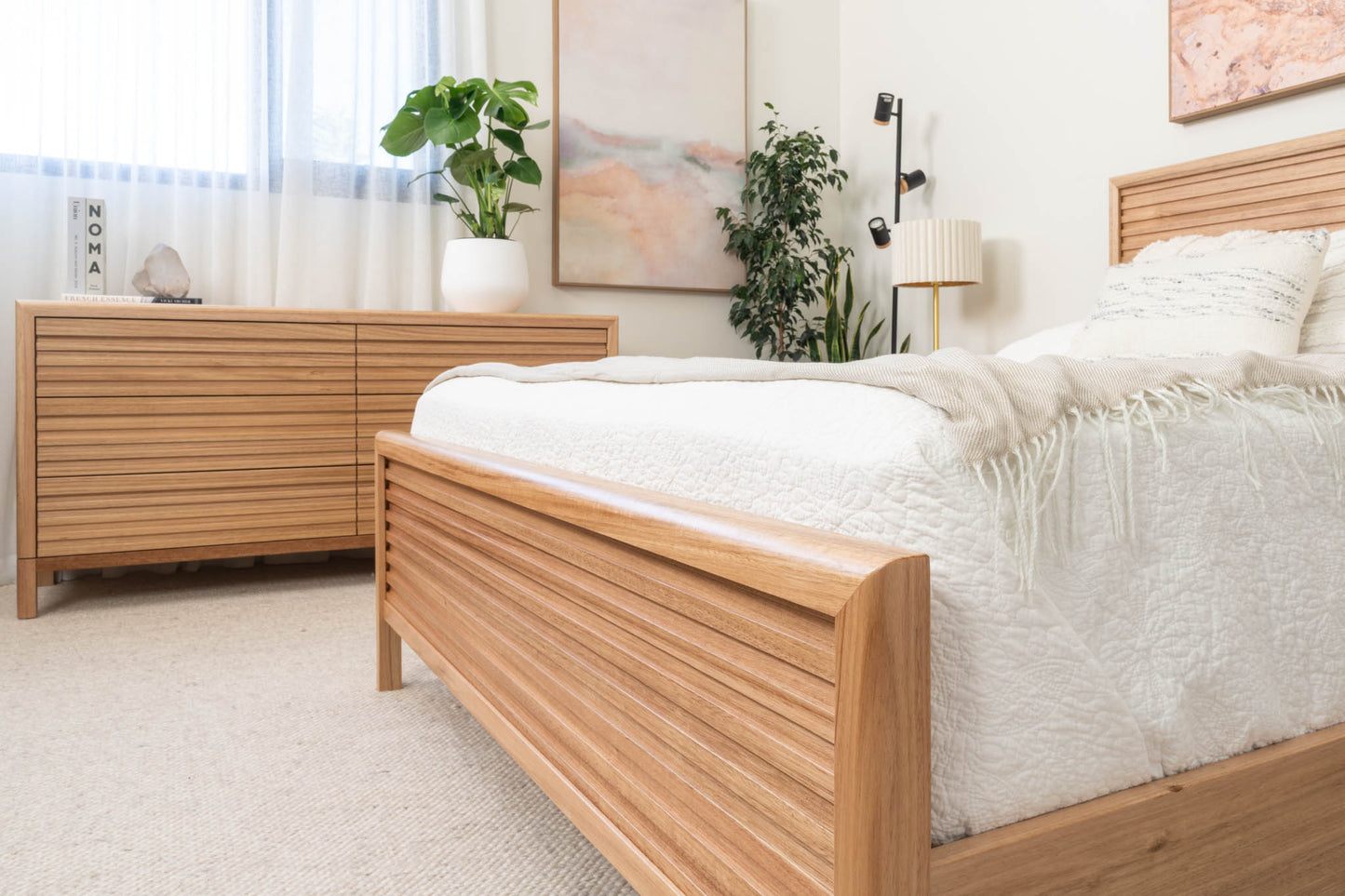 Luna Bedroom Suite (Solid Tasmanian Oak)- Made in Australia