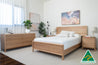 Luna Extended Headboard Bedroom Suite (Solid Tasmanian Oak)- Made in Australia