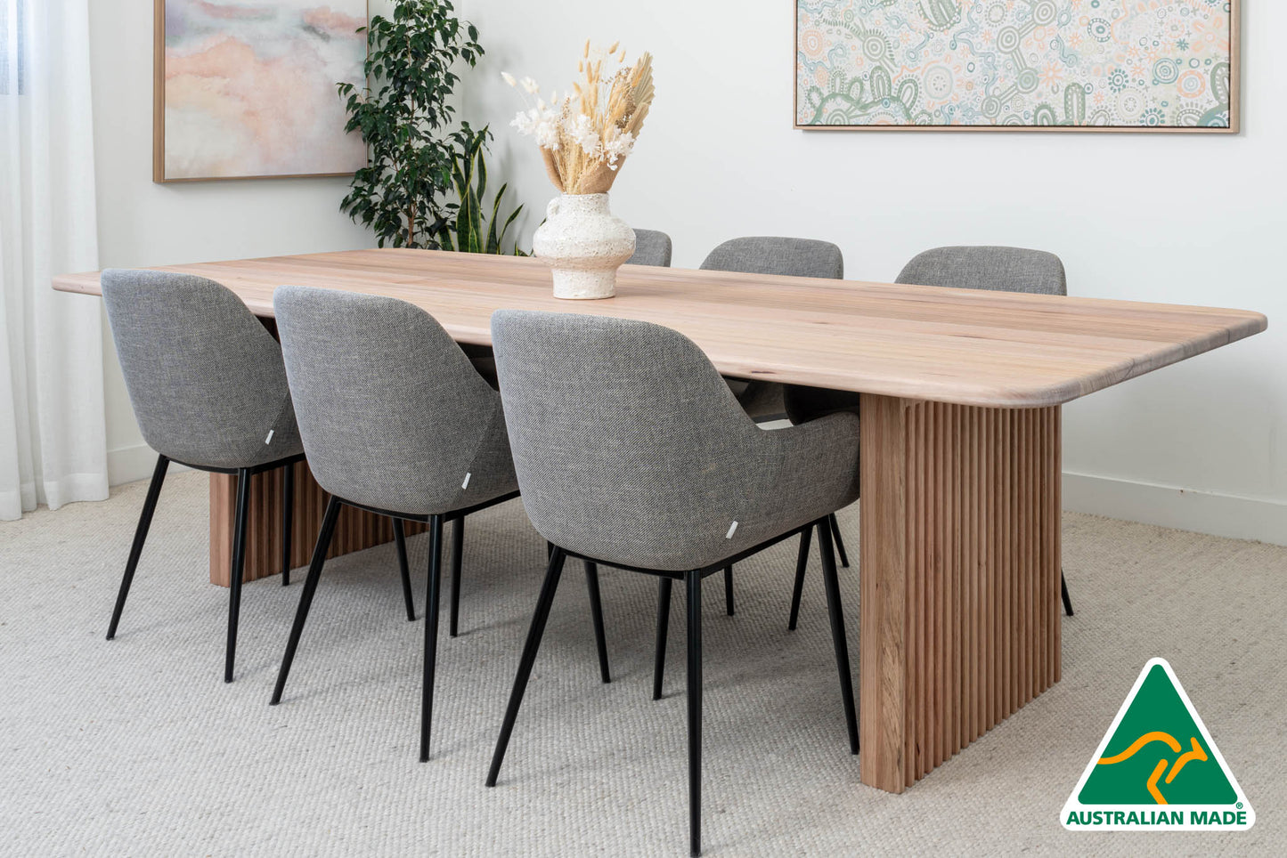 Zephyr Solid Australian Hardwood Dining Table - Made in Australia