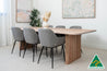 V2 Zephyr Solid Australian Hardwood Dining Table - Made in Australia