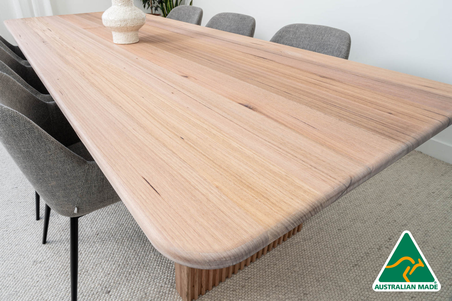 Zephyr Solid Australian Hardwood Dining Table - Made in Australia