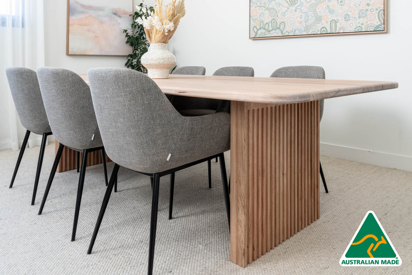 Zephyr Solid Australian Hardwood Dining Table - Made in Australia