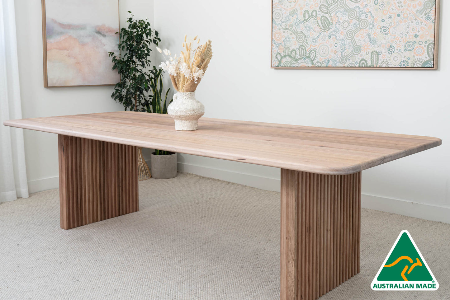 Zephyr Solid Australian Hardwood Dining Table - Made in Australia