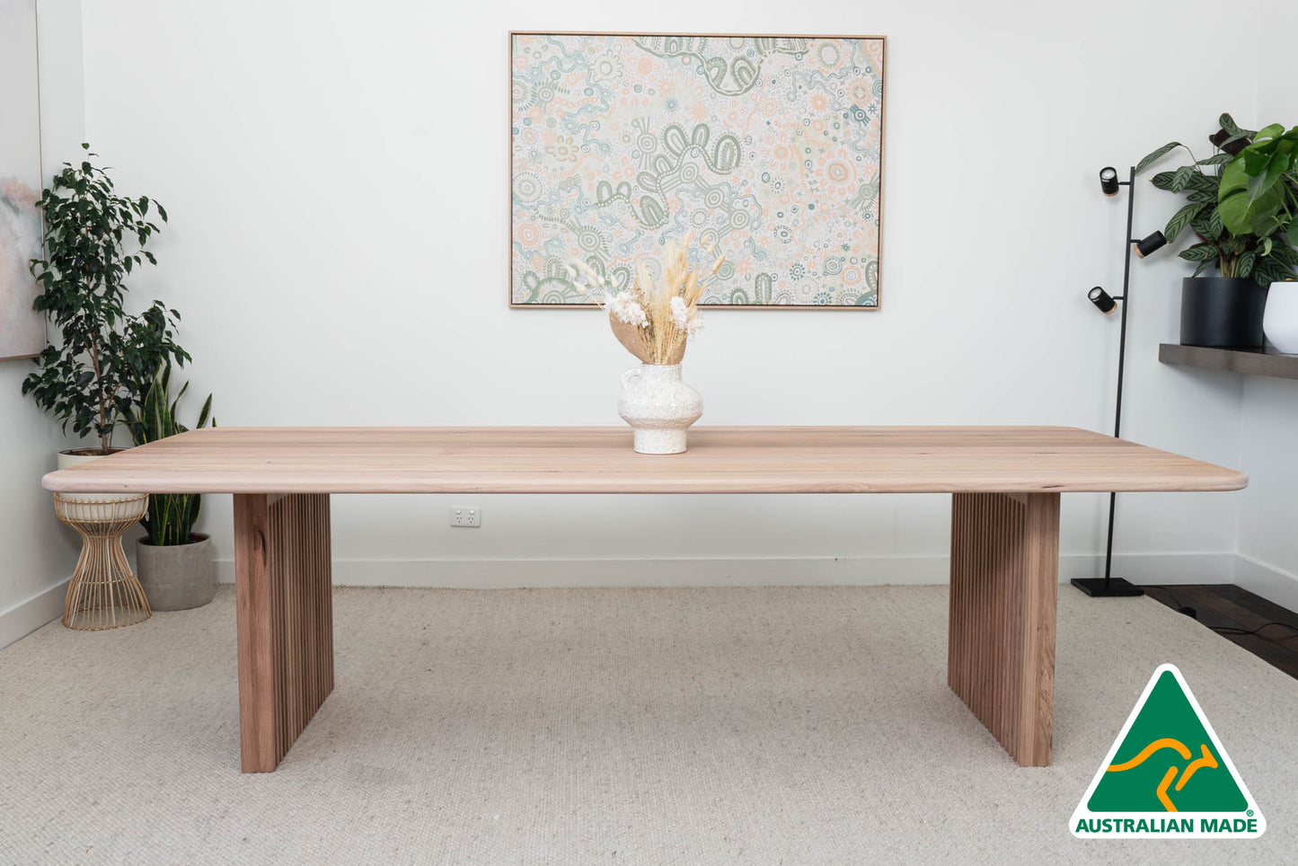 Zephyr Solid Australian Hardwood Dining Table - Made in Australia