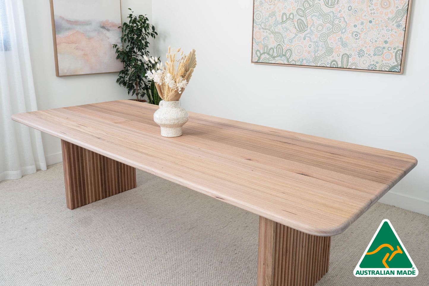 Zephyr Solid Australian Hardwood Dining Table - Made in Australia