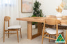 Osaka (Natural) Solid Messmate Dining Table - Made in Melbourne