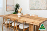 Osaka (Natural) Solid Messmate Dining Table - Made in Melbourne