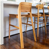 Pisa Solid Australian Blackbutt Hardwood Bar Stool