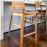 Pisa Solid Australian Blackbutt Hardwood Bar Stool