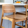 Pisa Solid Australian Blackbutt Hardwood Bar Stool