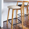 Oslo Solid Australian Messmate Hardwood Bar Stool