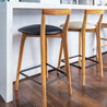 Oslo Solid Australian Messmate Hardwood Bar Stool