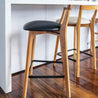 Oslo Solid Australian Messmate Hardwood Bar Stool