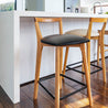 Oslo Solid Australian Messmate Hardwood Bar Stool