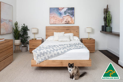 Noosa 3 Drawer Bedside Table - Made In Australia