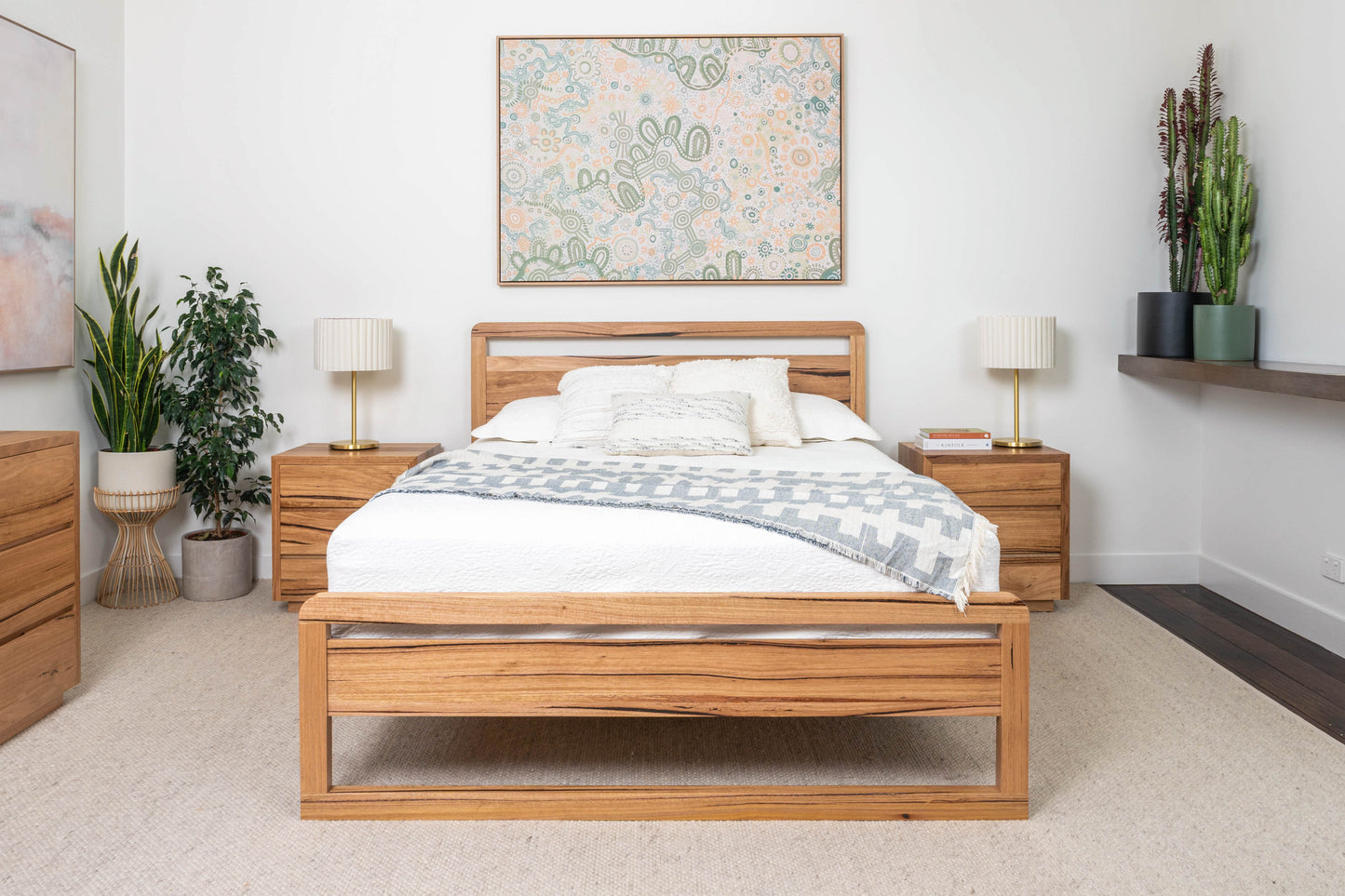 Valkyrie Bed Frame Fully Solid Australian Hardwood - Made in Australia