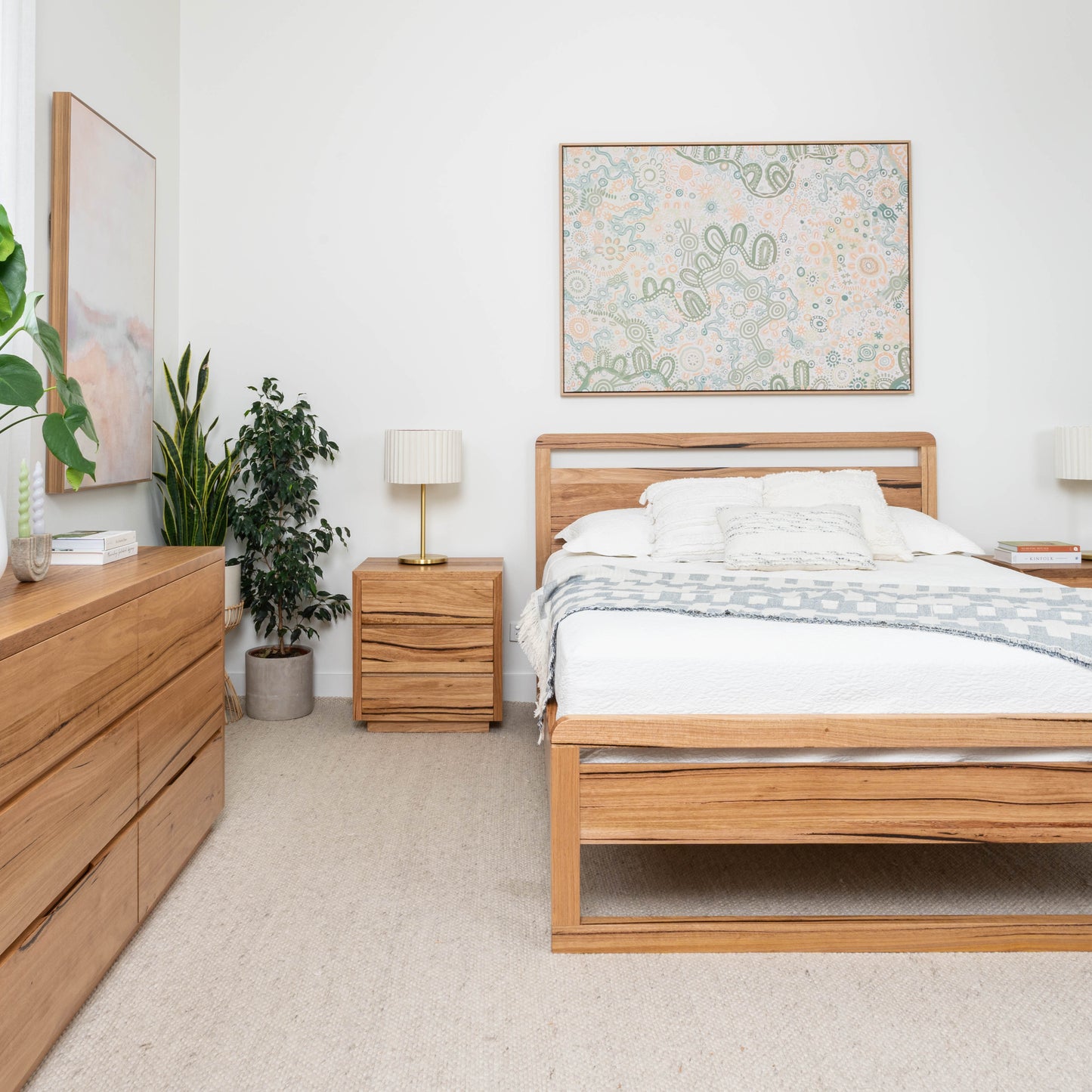 Valkyrie Bed Frame Fully Solid Australian Hardwood - Made in Australia