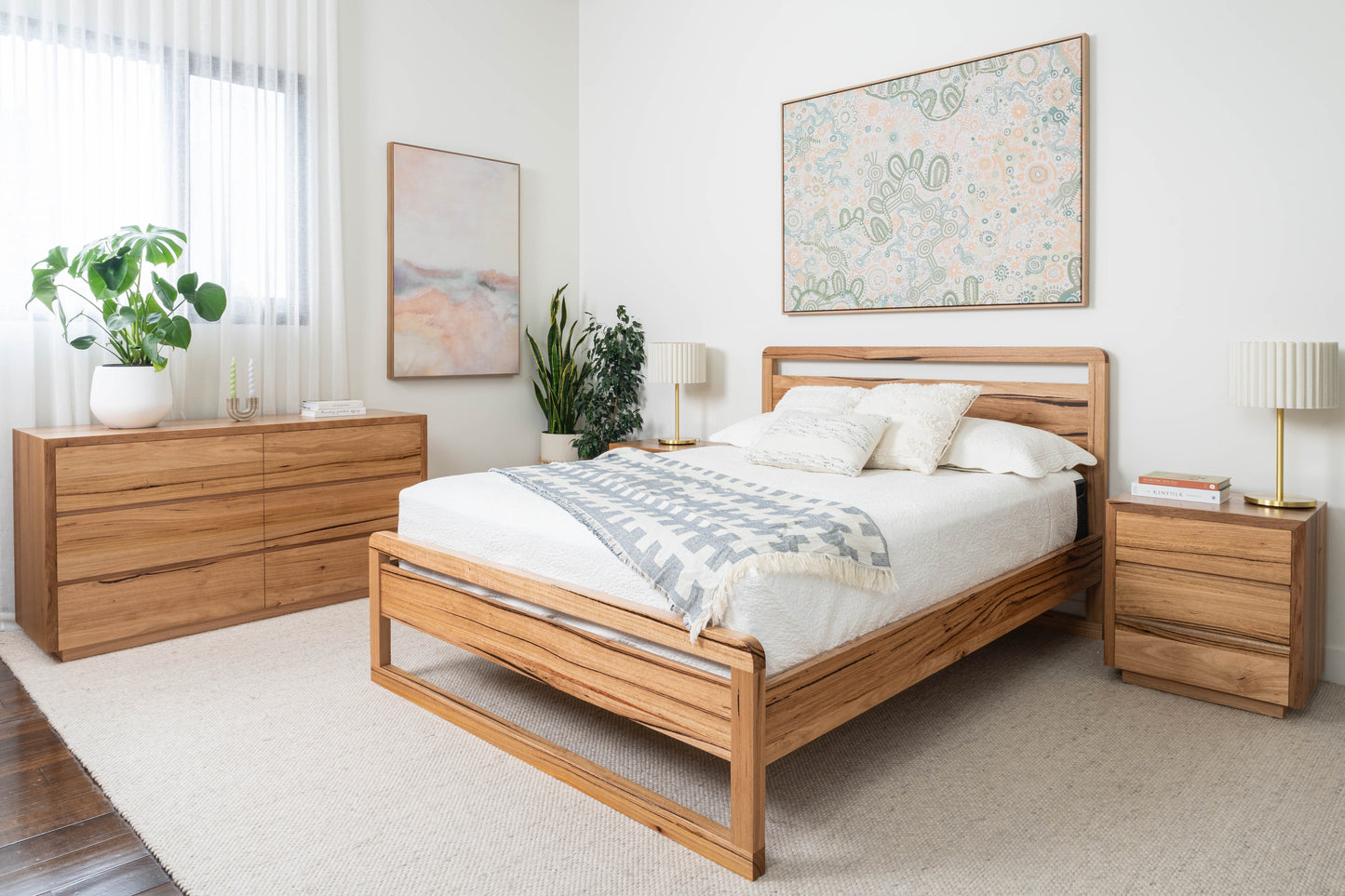 Valkyrie Bed Frame Fully Solid Australian Hardwood - Made in Australia