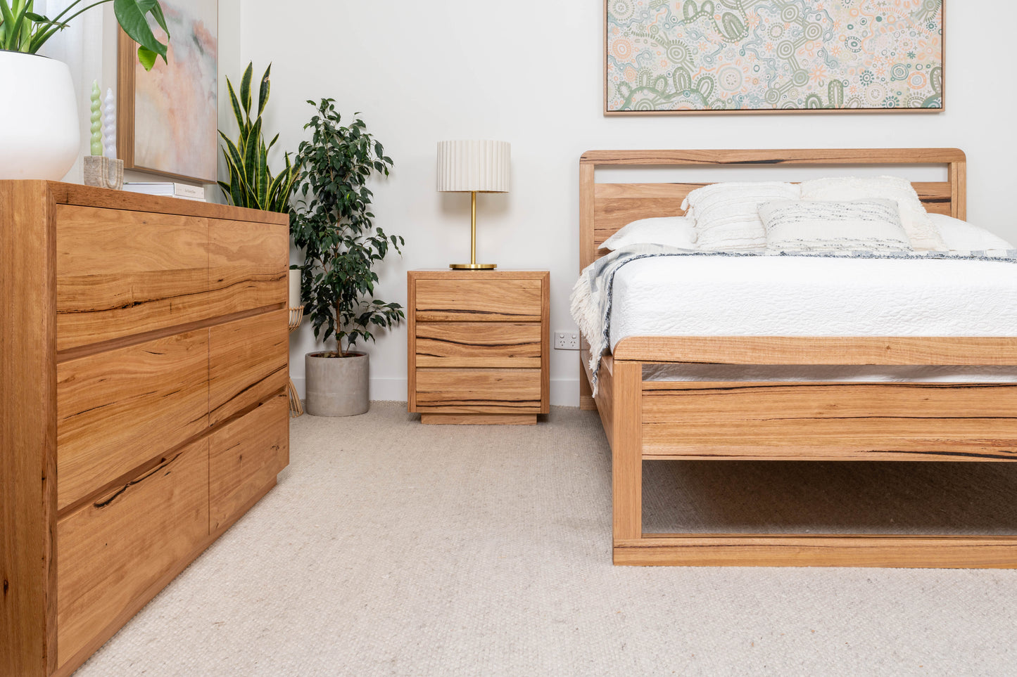 Valkyrie Bed Frame Fully Solid Australian Hardwood - Made in Australia