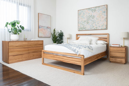 Valkyrie Bed Frame Fully Solid Australian Hardwood - Made in Australia