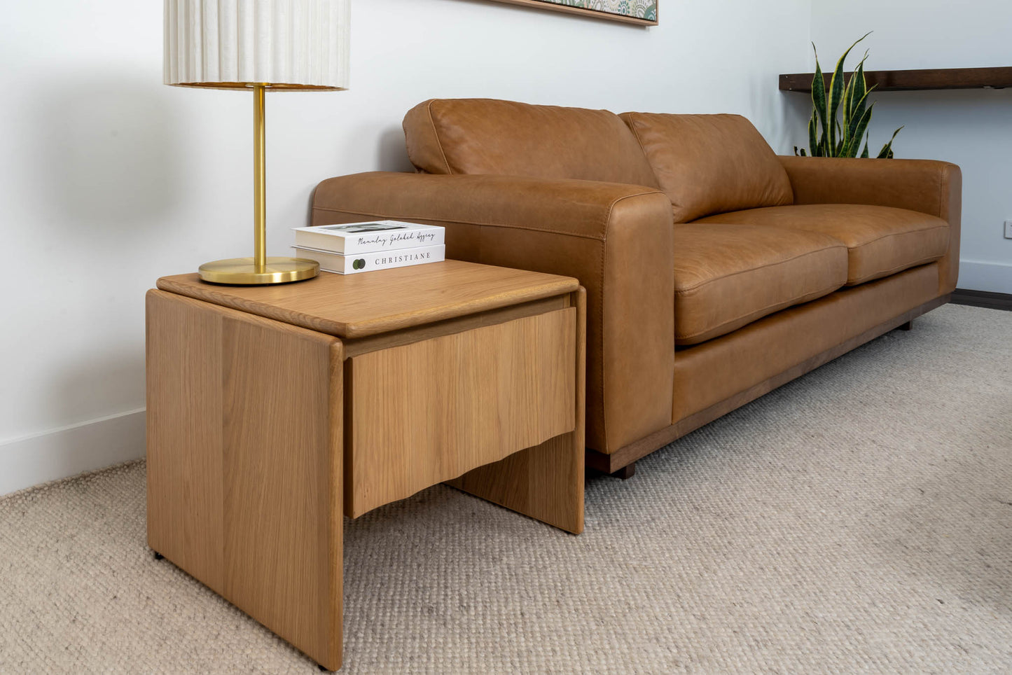 Brooklyn Oak Lamp Table