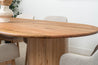 Ready now 2.7m Calypso Oval Reclaimed Solid Messmate Dining Table - Made in Australia