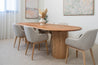 Ready now 2.7m Calypso Oval Reclaimed Solid Messmate Dining Table - Made in Australia